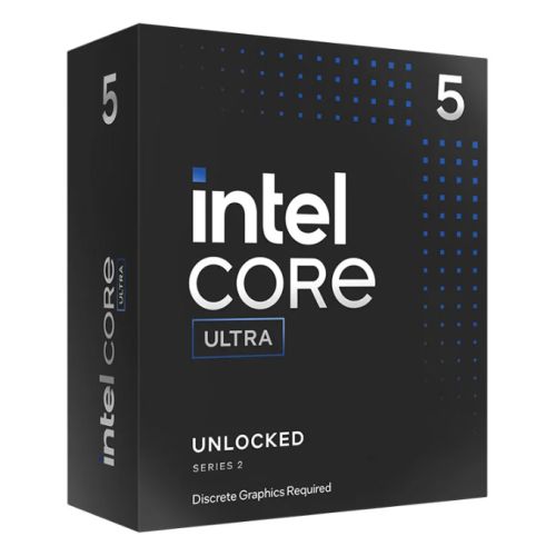 Intel Core Ultra 5 245KF CPU, 1851, 5.2GHz Turbo, 14-Core, 125W (159W Turbo), 24MB Cache, Unlocked, Arrow Lake, No Graphics, NO HEATSINK/FAN