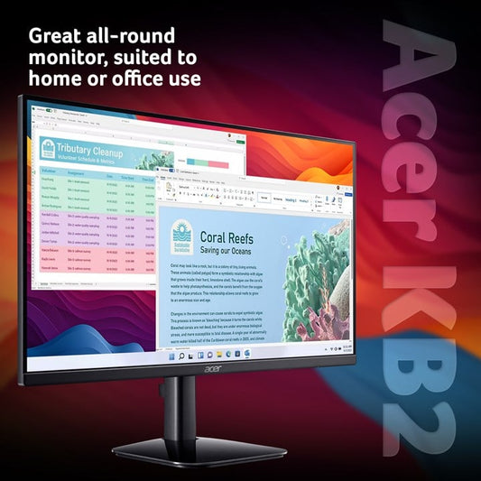 Acer KB272P0 27" Full HD Gaming Monitor – 144Hz, FreeSync