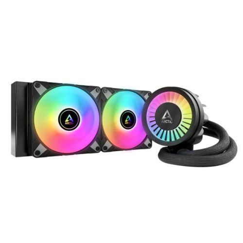 ARCTIC Liquid Freezer III A-RGB 240mm Liquid CPU Cooler, P12 PWM PST ARGB Fans & ARGB PWM Controlled Pump, Black