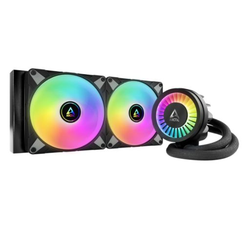 ARCTIC Liquid Freezer III A-RGB 280mm Liquid CPU Cooler, P14 PWM PST ARGB Fans & ARGB PWM Controlled Pump, Black