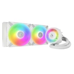 ARCTIC Liquid Freezer III A-RGB 280mm Liquid CPU Cooler, P14 PWM PST ARGB Fans & ARGB PWM Controlled Pump, White