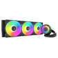ARCTIC Liquid Freezer III Pro A-RGB 420mm Liquid CPU Cooler, P14 Pro PWM Fans & PWM Controlled Pump, Black