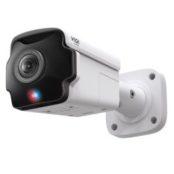 TP-LINK (InSight S385PI) VIGI 8MP Outdoor IR Panoramic Bullet Network Camera, IP67, PoE, 180° Panorama, AI Detection/Classification, Red-Blue Warning Lights